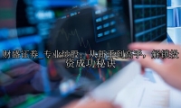 专业炒股：从新手到高手，解锁投资成功秘诀